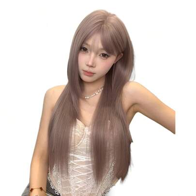 alicegarden Tóc giả tổng hợp dài 30 inch với kiểu tóc thẳng tự nhiên, màu nâu hồng tuyệt đẹp. Được làm từ sợi chịu nhiệt để đảm bảo độ bền. Bộ tóc giả này hoàn hảo cho sử dụng hàng ngày, lý tưởng cho các bữa tiệc, nhập vai và các buổi tụ họp, mang lại vẻ ngoài tự nhiên và chân thực.