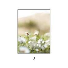 1PC Oil Painting Autumn Sunflowers, Cherry Blossoms, Plants And Flowers, Green Landscape Aesthetics Poster Prints Home Decoration Frameless Fall Murals