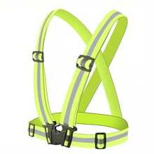1PC Night Walking Reflective Vest, Reflective Vest, Traffic Safety Reflective Vest, Reflective Shoulder Strap - Multicolor - View 12