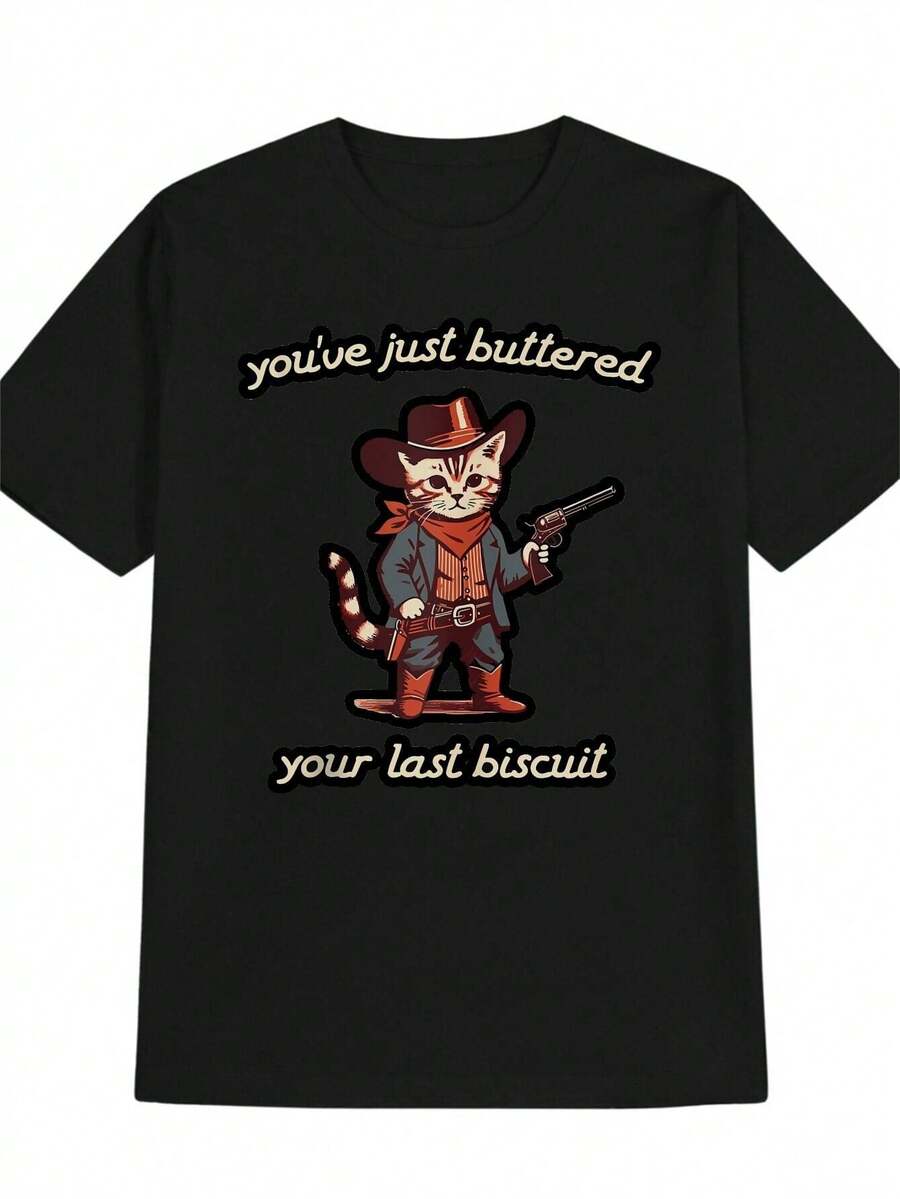 Camiseta negra de manga corta de verano para hombres con humor retro negro, un gran regalo para hombres. - Negro - Ver 1