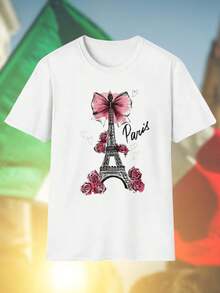 Paris Maglietta Uomo Moda Estiva T Shirt Cotone Leggera Comfort Stile  Casual Regalo Idea Fashion Offerta Speciale  Imperdibile