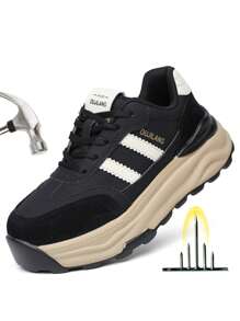 新款时尚运动安全靴，超轻增高安全鞋；女士软底耐磨舒适鞋；绝缘透气抗冲击防刺穿工作鞋女鞋。