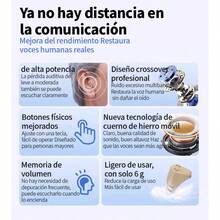 Amplificador de sonido para personas mayores Audífonos intraauriculares duraderos y de alta calidad para personas con discapacidad auditiva. - Caqui - Ver 4