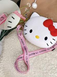 Sanrio 1 PC For Hello Kitty & Family Fanny Pack - Cute Cartoon Design, Lightweight & Portable Organizer Bag For Daily Outings, Hand Washable Silicone Material, Ideal For Travel And Outdoor Activities, Travel Organizer | Playful Accessory | Silicone Fanny Pack, For Hello Kitty Accessories