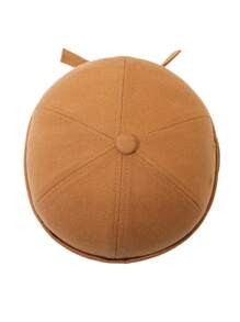 1 Pc Unisex Retro Washed Cotton Docker Hat, Patch - Detailed Back - Strap Design Cap, Versatile Headwear For Men & Women, Perfect For Daily Casual, Street Style, Outdoor Hangouts & Travel Looks