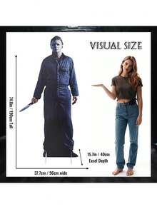 Horror Cardboard Cutout,Life Size Cardboard Standing,Halloween Decorations