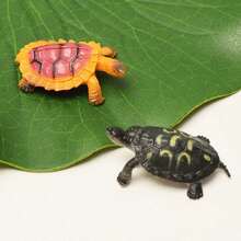 4pcs Turtle Model, Colorful Mini Turtle Ornaments, Decorative Props, Garden Ornaments - Multicolor - View 4