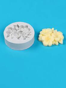 1 khuôn nến hình hoa sứ (màu ngẫu nhiên), khuôn silicon, khuôn làm xà phòng và đá, khuôn trang trí hoa bằng nhựa thủ công tự làm. - nhiều màu - Xem 8