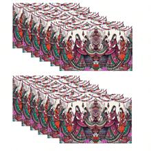 1/4/6/8/12 Pcs Linen Dining Table Mats, Washable Printed Placemats, Surface Protective Pads, Indoor Outdoor Dining Table Mats, Suitable For Holiday Parties, Kitchen Dining Table Decor