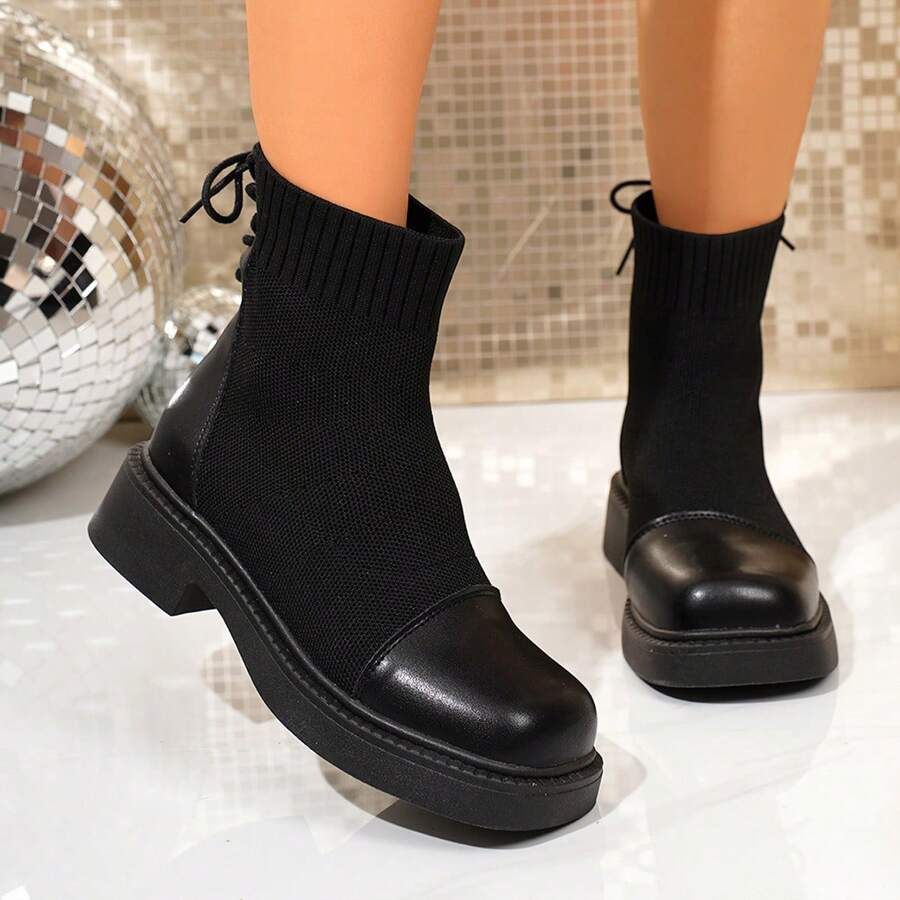 Women Equestrian Boots - 色 - 查看 1