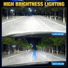 S&D Bombillas LED para faros delanteros de 20000LM H4 Canbus H7 H11 9005 HB3 9006 HB4 H27 880 881 Super brillantes de 12V 6000K CSP para automóviles - Blanco - Ver 10