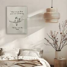 Framed Book Page Art - Heartfelt Mounted Quote From The Popular Charlie Mackesy Book The Boy, The Mole, The Fox And The Horse.Canvas Poster - 框架 - 查看 4