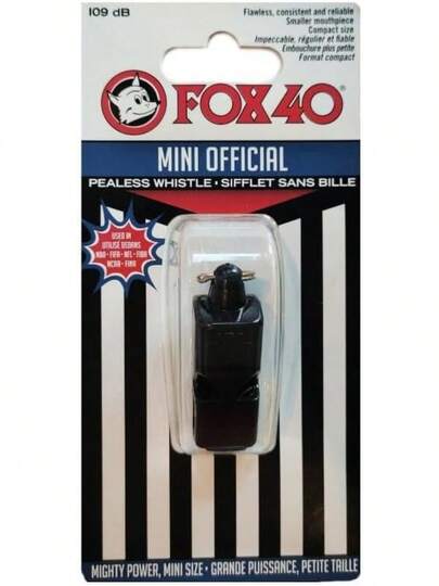 40 Silbato Oficial (Negro)
