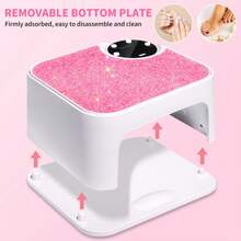 UV LED Nail Lamp, Gel Nail Curing Lamp With USB Port, Professional Gel Nail Dryer With 4 Timer Settings, Sparkling Diamond Curing Light For Nail Salon And Home Use, Suitable As Thanksgiving, Valentine's Day, Birthday, Christmas Gift - View 7