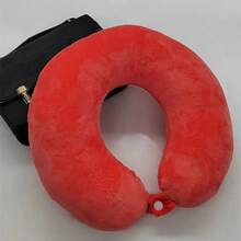 Gorsmoon Travel Pillow Memory Foam Neck Support Super Soft Head Rest Car Plane Cushion~ - 紅色 - 查看 12