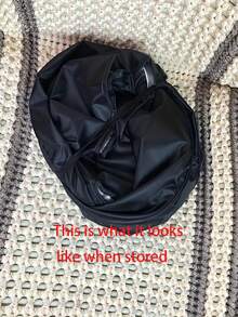 1pc Black Angry Eyes Car Sun Visor, Car Interior Accessory, Window Sunshade, Windshield Sunshade, Made Of Polyester Fiber, Suitable For Most Vehicles, Great Gift For Family And Friends - Black - View 8