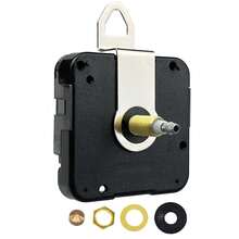 1 Set Quarz-Uhrwerk-Kit, enthält 4 Zeiger, 2 Schaftlängen verfügbar: 5 mm & 15,4 mm Gewinde, für Wanduhr, Tischuhr-Reparatur, Ersatz und Selbstbau, geeignet für Heim, Büro-Dekoration und Geschenke Heimdekoration Raumdekoration