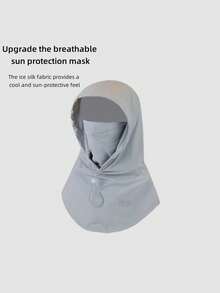 5 w 1, unisexowa maska przeciwsłoneczna na twarz, oddychający komin z jedwabiu lodowego do jazdy samochodem, jazdy na rowerze, wędrówek pieszych, uprawiania sportu i innych aktywności na świeżym powietrzu