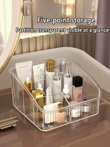 优雅亚克力化妆品收纳盒，化妆刷架，口红和护肤品收纳展示架，适用于梳妆台、房间装饰、化妆包、旅行、旅行必备品、收纳盒、储物盒、旅行必备品、化妆品收纳盒、化妆包、洗漱包、桌面收纳盒、化妆包、化妆袋、化妆品收纳盒、梳妆台配件、化妆袋、化妆包、首饰盒、化妆刷架、香水收纳盒、化妆包、女士礼物、圣诞礼物、女士礼物创意