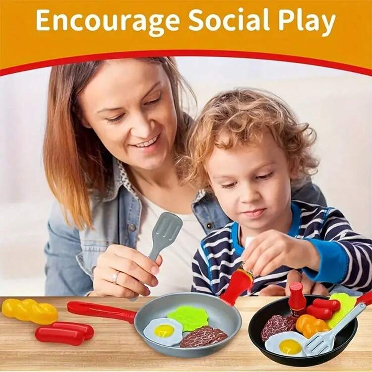 Jouet de Cuisine Enfant 27 pcs, Chef Jeu de rôle avec, Ustensile Cuisine Enfant - Jeux - Jouets