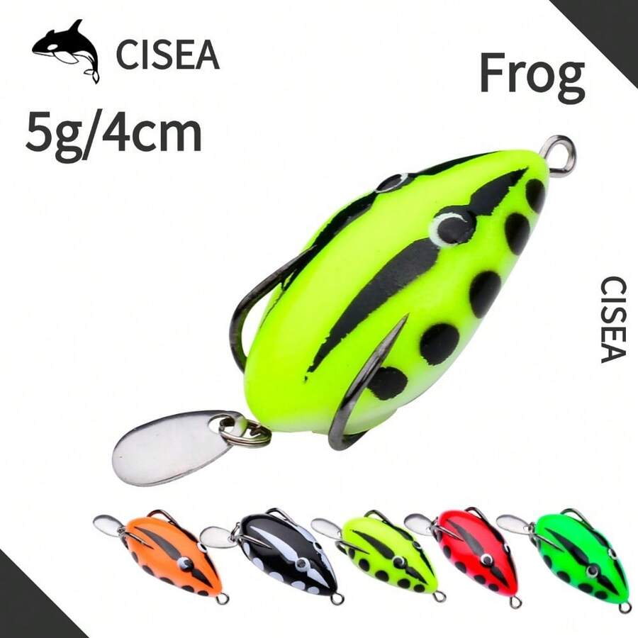 CISEA F35 鱼饵 青蛙饵 适用于钓鱼软饵 5克 4厘米 浮水