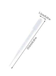 10 piezas Cuentagotas de epoxy transparente para manualidades con resina y suministros DIY - Molde de silicona de precisión para rellenar, herramientas para hacer joyería, proyectos de arte para adultos, kits de experimentos científicos, Halloween, Navidad