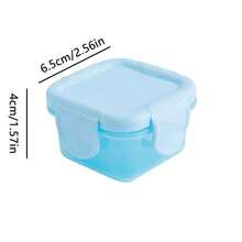 5个装迷你食品储存容器，婴儿和儿童餐盒 - 彩色 - 查看 2