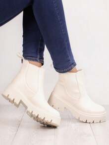 Women Ankle Boots & Booties - White - View 2