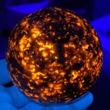 Bola de cristal natural de 5-6 cm, esfera mineral para decoración de oficina y hogar, regalo coleccionable para fiestas, adecuada para meditación y equilibrio energético