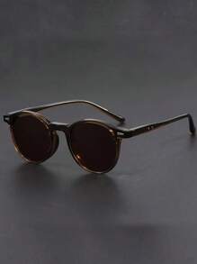 Classic Simple Fashion Glasses, Men Casual Business Outdoor Sports Party Holiday Travel Driving Fishing Supply Photo Prop, Ideal Gift