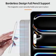 DANYCASE Magnetic Protective Case Y Fold For IPad 10th 10.9 11th A16 10.9 Air 4th Air 5th 10.9 Air 11 M2 M3 2024 2025 Air 13 M2 M3 2024 2025 - Grey - View 4