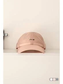 1pc Letter Embroidered Quick-Dry Flat Brim Baseball Cap, Water-Resistant Flat Brim Letter Embroidered Ins Baseball Hat For Men And Women, Sun Protection Skater Hippie Chicks Style - Baseball Cap - View 18