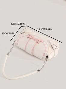 小众设计法棍单肩包，时尚百搭斜挎包，可爱卡通甜美通勤日常百搭小方包