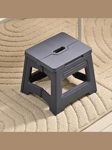 Folding Stool, Foldable Ultra-Light Sturdy Adjustable Plastic Footstool With Non-Slip Texture, Suitable For Home, Kitchen, Bathroom, Bedroom, Portable Outdoor Travel Fishing Chair, Non-Slip Multi-Functional Small Stool, Easy To Store - Multiple Colors Available. - Multicolor - View 14