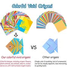 折纸套装 30 张折纸工艺指导书 DIY 艺术工艺项目用品 适合初学者儿童男孩女孩 - 霧霾藍 - 查看 3