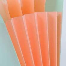 pasta de Arquivo A4 sanfonada colorida organizadora expansível de documentos 5 divisória - 2147 verde - Visão 3