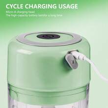 1 Pcs Electric Garlic Chopper, Electric Mini Garlic Chopper 250ml Vegetable Chopper, Food Chopper, USB Cord Garlic Chopper, Onion Chopper, Portable Small Food Processor For Garlic, Ginger, Chili, Vegetables, Garlic Chopper, Mini Portable Veggie Chopper, Garlic Grinder Masher Onion Chopper, Blender To Vegetable, Wireless Food Processor For Ginger - màu xanh lá - Xem 9