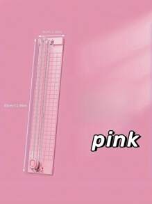 1pc Multi-Functional A4 Bi-Directional Paper Cutter, Portable Office Handheld Ruler Paper Cutting Machine Single/Random Color Back To School,Back To School,School Supplies