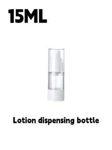 1pc Vacuum Press Bottle, 15ML/30ML/50ML/100ML, For Dispensing Lotion, Spray For Cosmetics, Skincare, Shower Gel, Shampoo And Perfume Travel Portable Empty Bottle