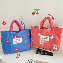 Women Top Handle Bags - Padded Handbag-line Puppy - View 3