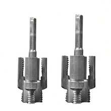 2pcs Metal PPR Pipe Threaded Repair Tool - Integrated Internal & External Hole Opener, Electric Drill Type, 1/2 Inch - DN15, 3/4 Inch - DN20 Size, Essential For Pipe Repair | Threaded Pipe Repair | Metal Structure, Pipe Repair Tool - Multicolor - View 3