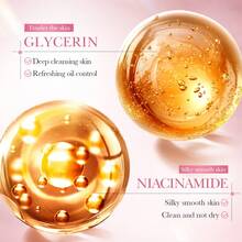 1块玫瑰蜂蜜香氛洁面皂，深层清洁，丝滑不干燥，控油，含烟酰胺，清洁不干燥，洗后不紧绷，持久留香，可用作洁面皂、沐浴皂、卸妆皂，手工皂，适合所有肤质。 - 彩色 - 查看 8