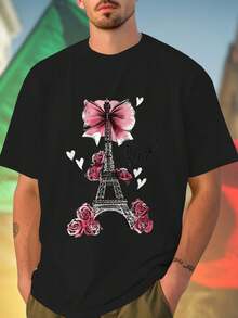 Paris Maglietta Uomo Moda Estiva T Shirt Cotone Leggera Comfort Stile  Casual Regalo Idea Fashion Offerta Speciale  Imperdibile