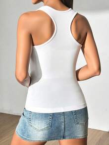 Women Tank Tops & Camis - White - View 3