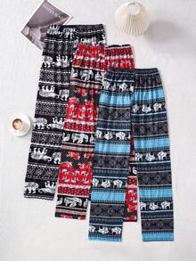 Spodnie boho w 3 części z motywem słonia, które urozmaicą Twoje luźne dni w stylu jesiennym