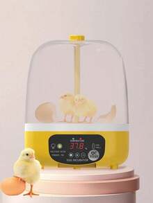 1pc Home Incubator For Chicken, Duck, Bird, Turtle Eggs Hatching, With Incubation Box, Automatic Or Manual Egg Turning, Capacity: Up To 4 Chicken Eggs Or 8 Pigeon/Bird Eggs, USB Powered (Adapter Not Included) - Multicolor - View 9