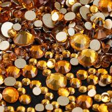 Mix Size SS4-SS20 1440pcs Multiple Colors Non HotFix Glass Rhinestones Gold FlatBack Nail Art Loose 3D Decorations Decals DIY Quanlity Glitter Stones Accessories - Multicolor - View 32