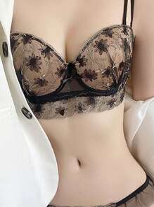 Popular Bras, Night Bras, Underwear, Top And Bottom Sets, Bras, Bra And Shorts, Breast-Enhancing Bras, Push-Up Bras, Women's, Steel Ring-Less