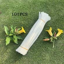 100/200pcs Golden Yellow Orange Pipe Cleaner + 1pc Step-By-Step Video, Golden Orange Pipe Cleaner For Craft Foldable Chenille Rod Pipe Cleaner, Orange Chenille Stems, Valentine's Day, Ramadan Christmas Craft Pipe Cleaner For DIY Craft And Cleaning, Chenille Stems, Home Handmade Decorations, Flexible And Durable DIY Art And Creative Handicraft Project Decoration, Can Be Used As Graduation - Multicolor - View 3