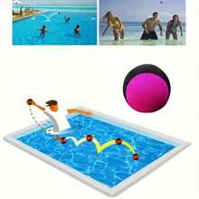 1pc Beach Water Bouncing Ball, Outdoor Water Game Ball, Creative Water Bouncing Ball, Swimming Pool Game Accessory, Great Holiday Gift, Suitable For Beach And Pool Games